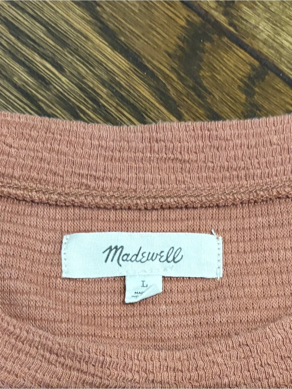 Women’s ' Puff-Sleeve Long Sleeve Top - Rust